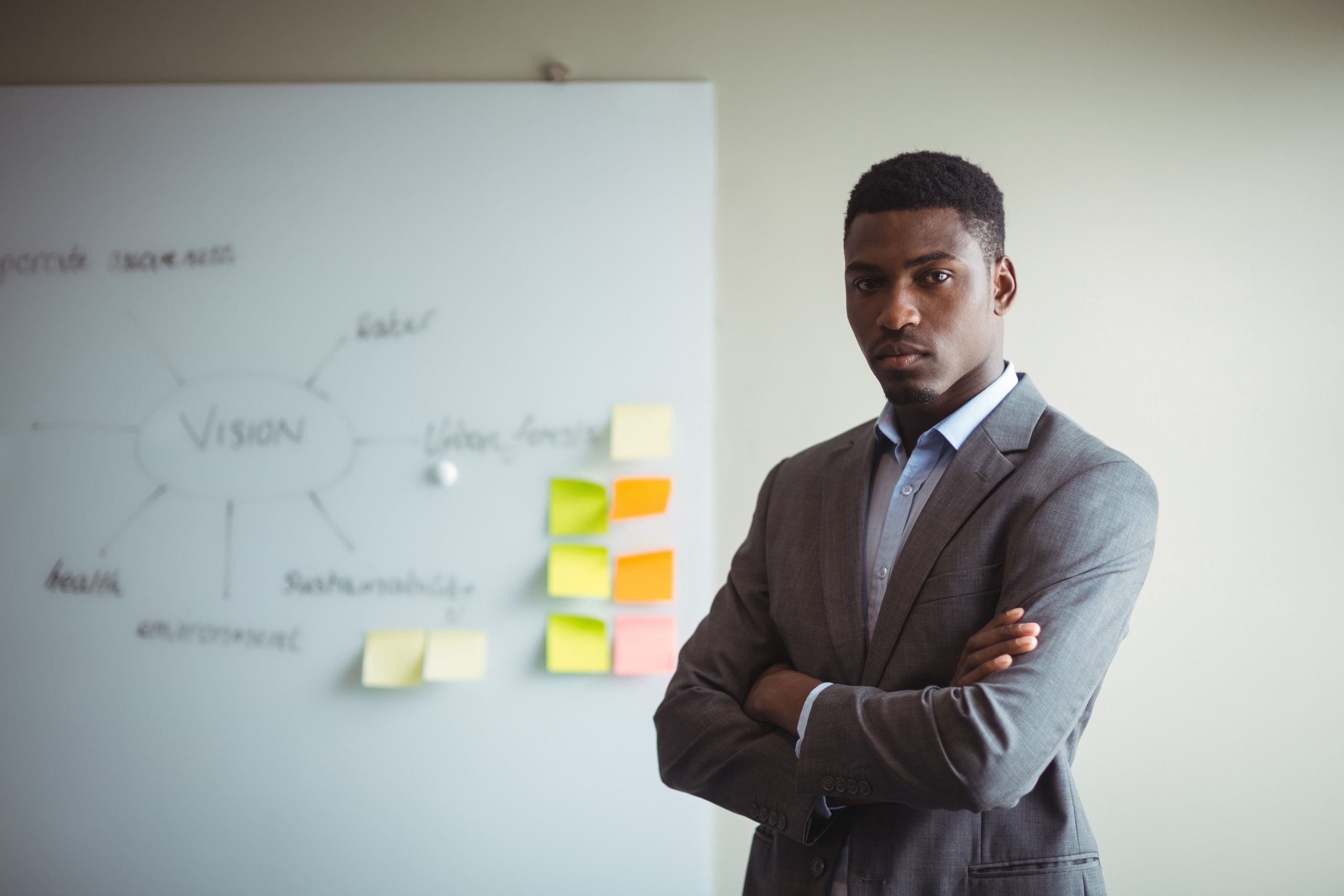 businessman standing with arms crossed office (1)